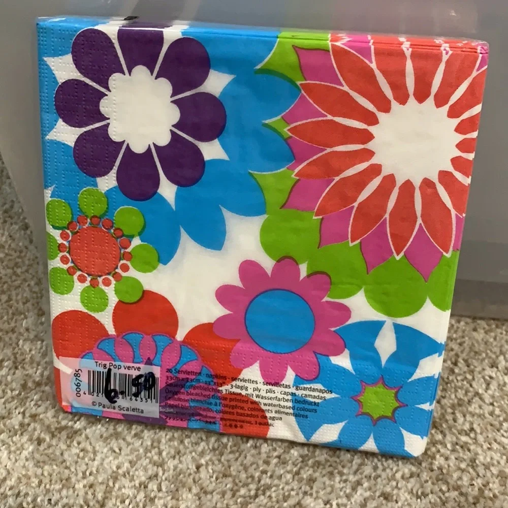2 pkgs Trig Pop Verve Large Napkins